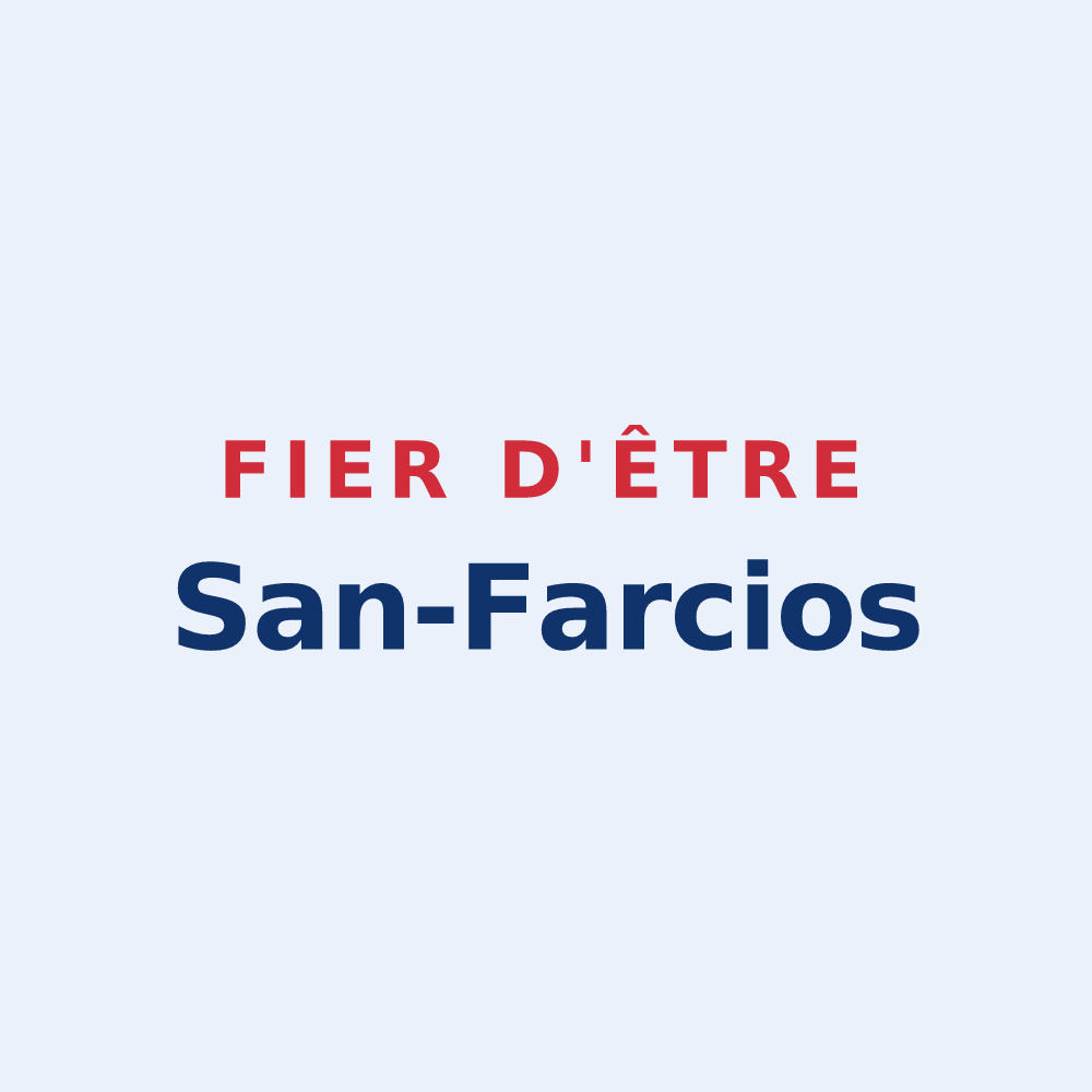 Sticker « Fier d'être San-Farcios » — design pour Saint-Félicien