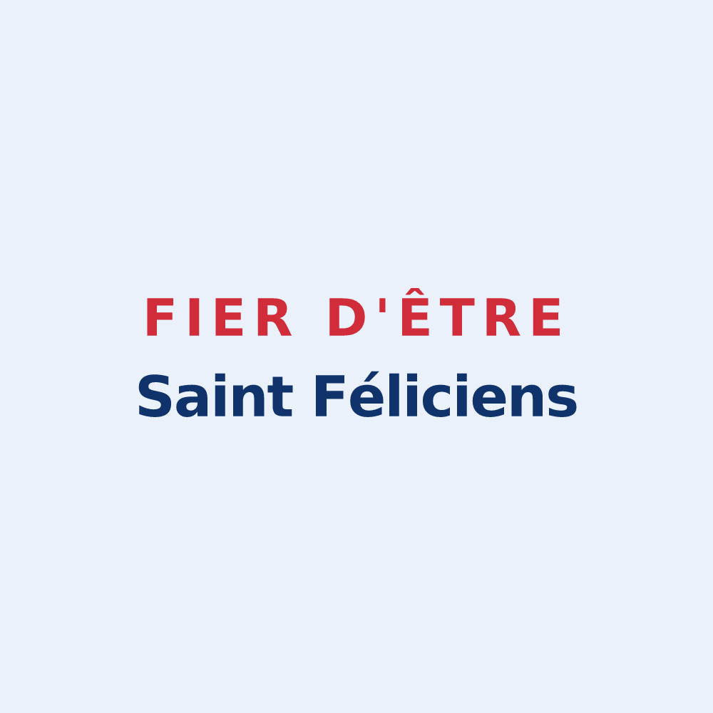 Sticker « Fier d'être Saint Féliciens » — design pour Saint-Félix-de-Bourdeilles