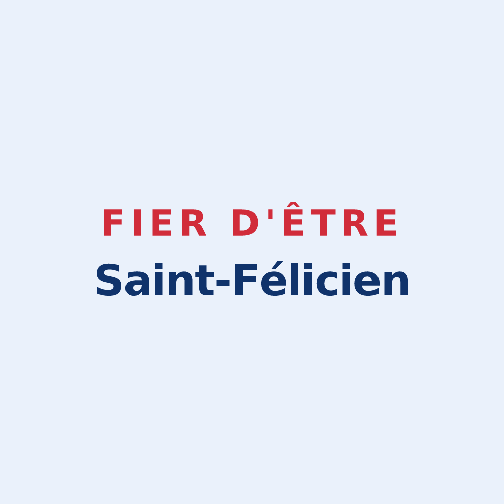 Sticker « Fier d'être Saint-Félicien » — design pour Saint-Félix-de-Sorgues