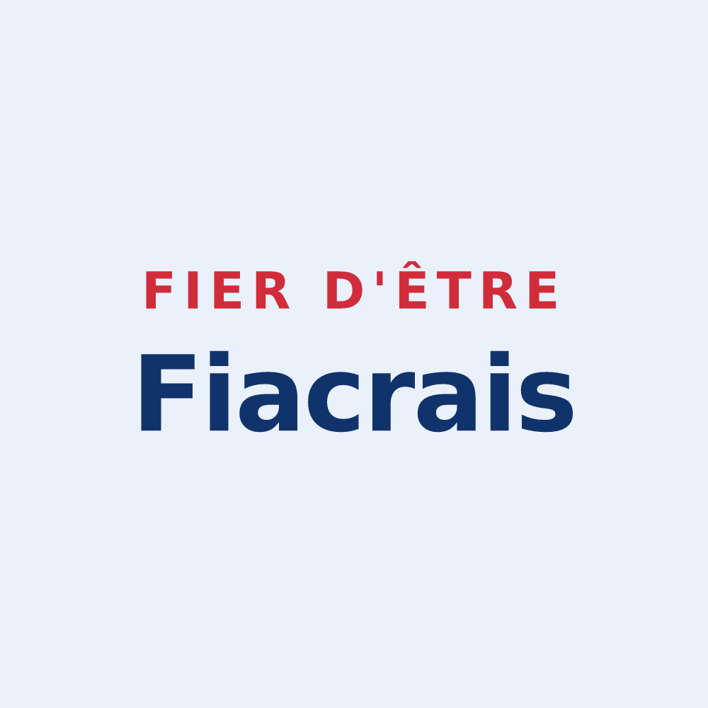 Sticker « Fier d'être Fiacrais » — design pour Saint-Fiacre-sur-Maine