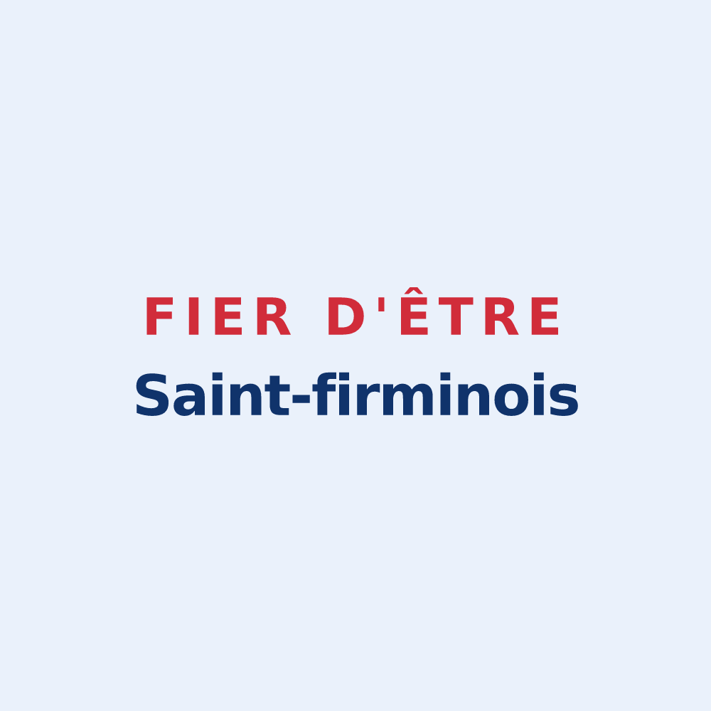 Sticker « Fier d'être Saint-firminois » — design pour Saint-Firmin-des-Prés