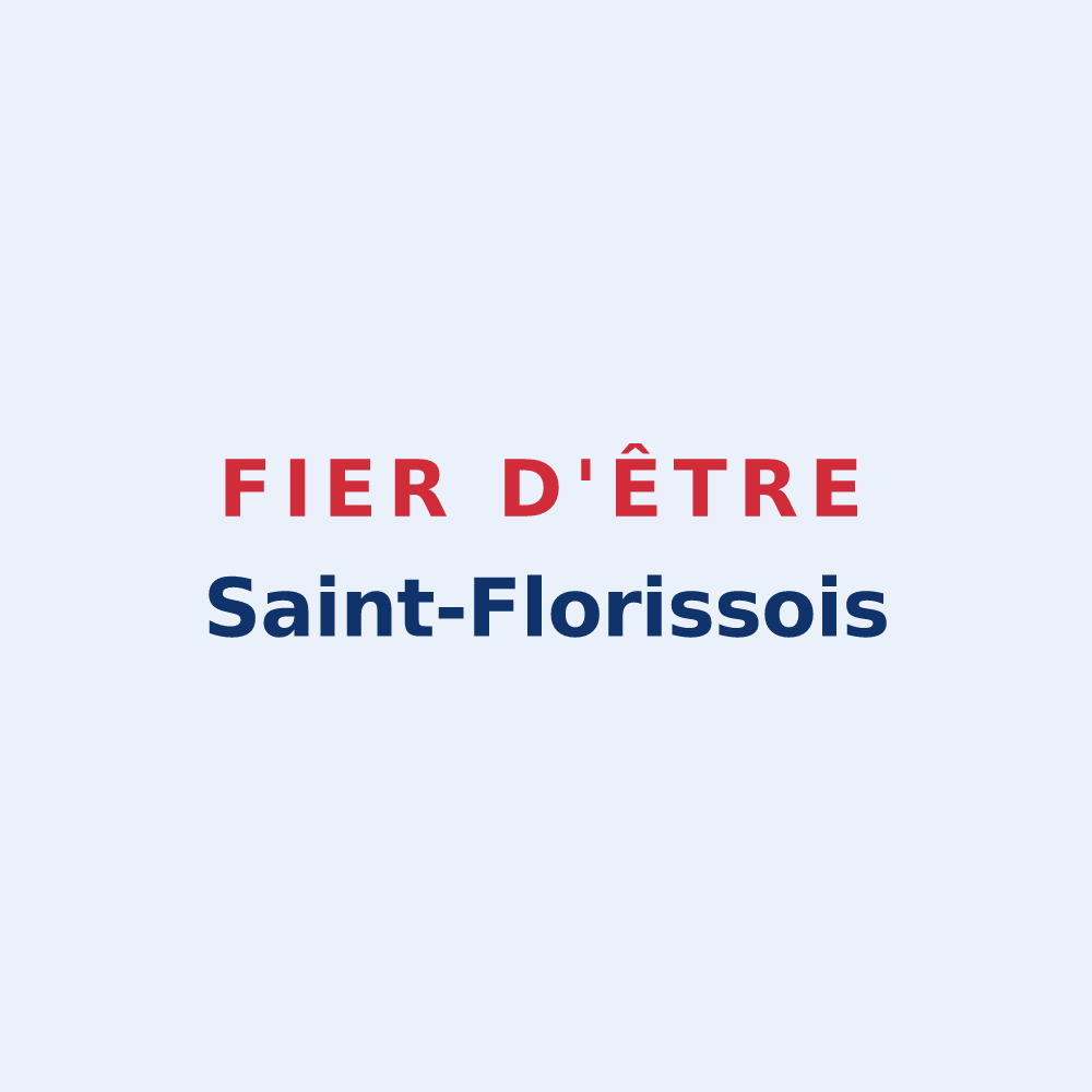 Sticker « Fier d'être Saint-Florissois » — design pour Saint-Floris