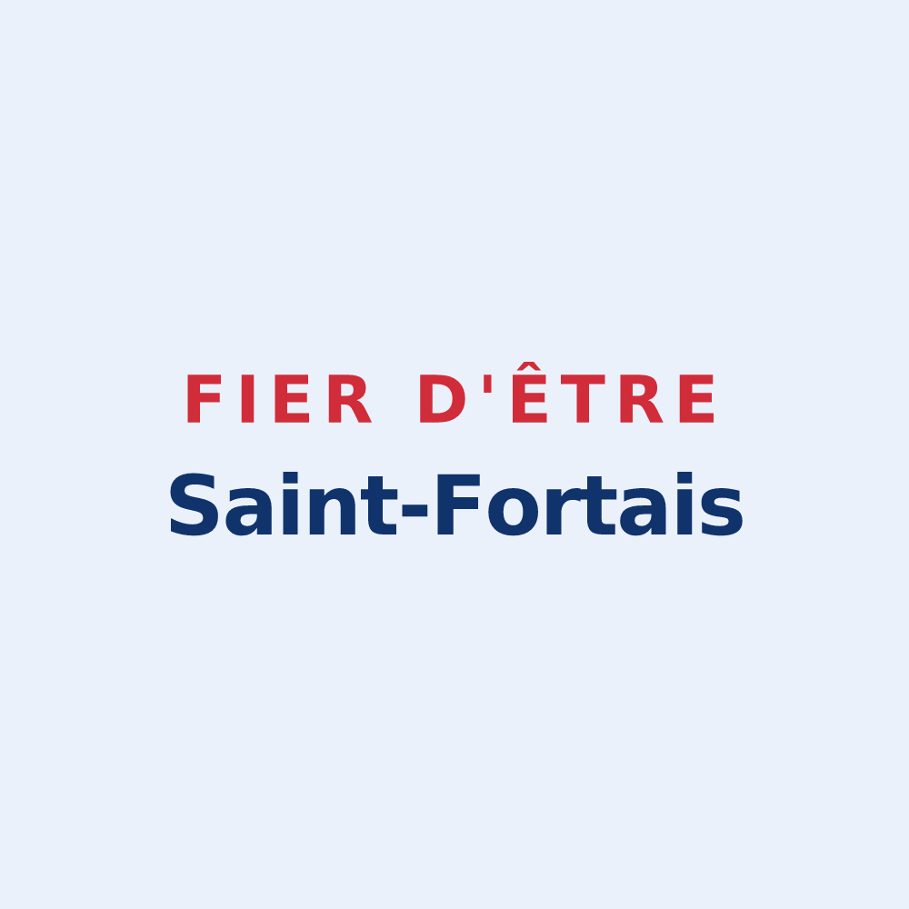 Sticker « Fier d'être Saint-Fortais » — design pour Saint-Fort-sur-Gironde