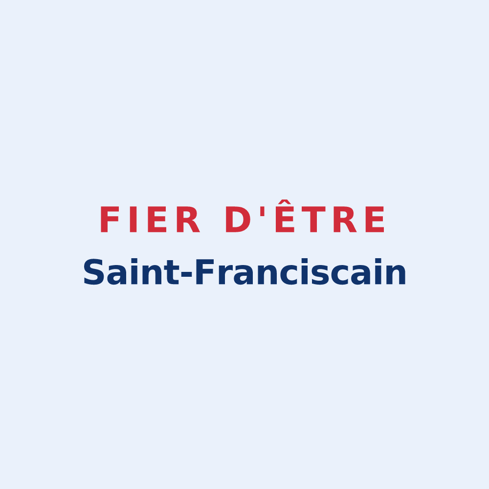 Sticker « Fier d'être Saint-Franciscain » — design pour Saint-François