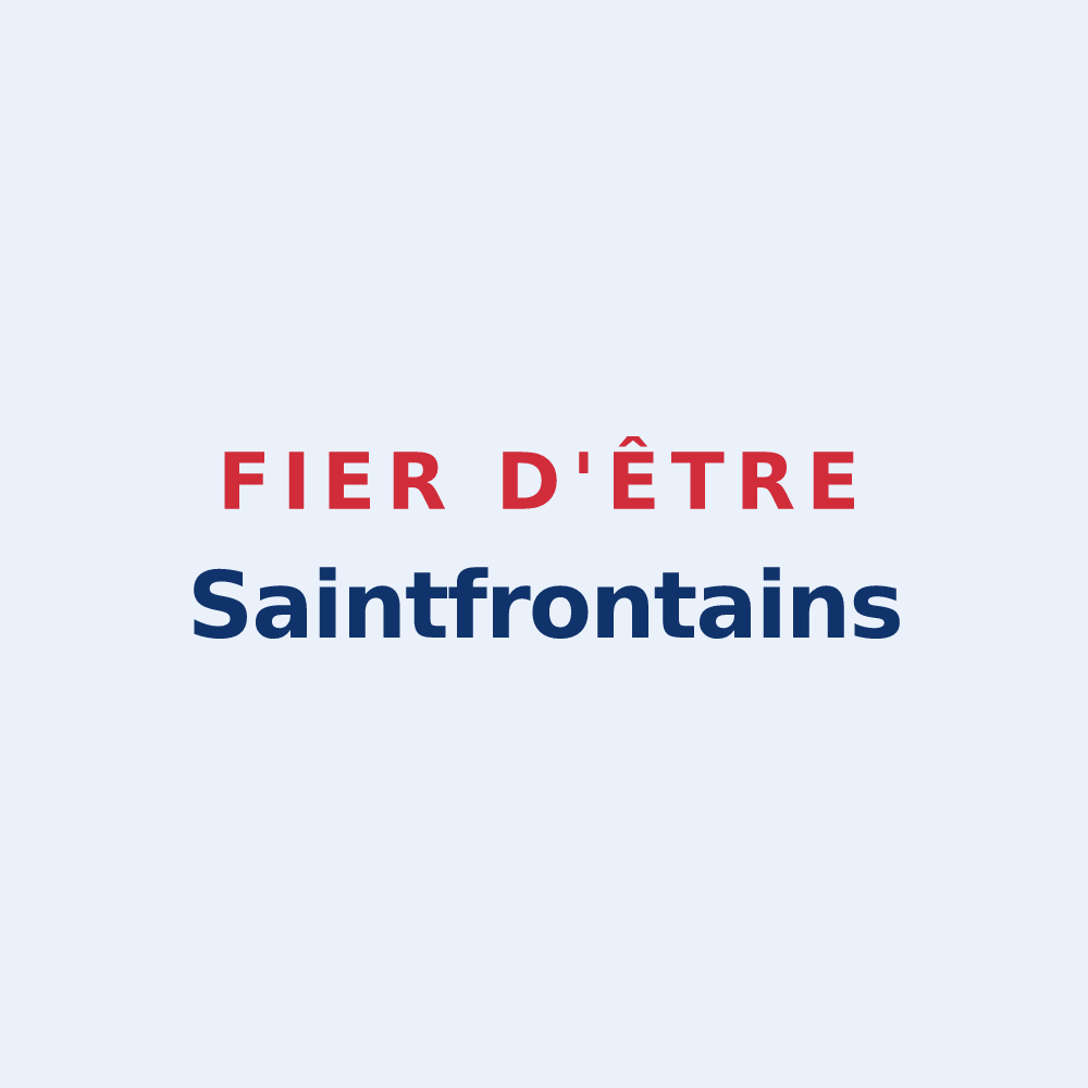 Sticker « Fier d'être Saintfrontains » — design pour Saint-Front