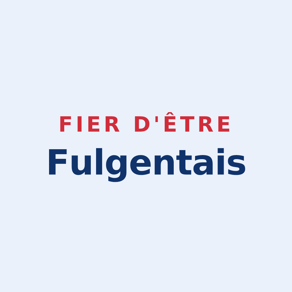 Sticker « Fier d'être Fulgentais » — design pour Saint-Fulgent