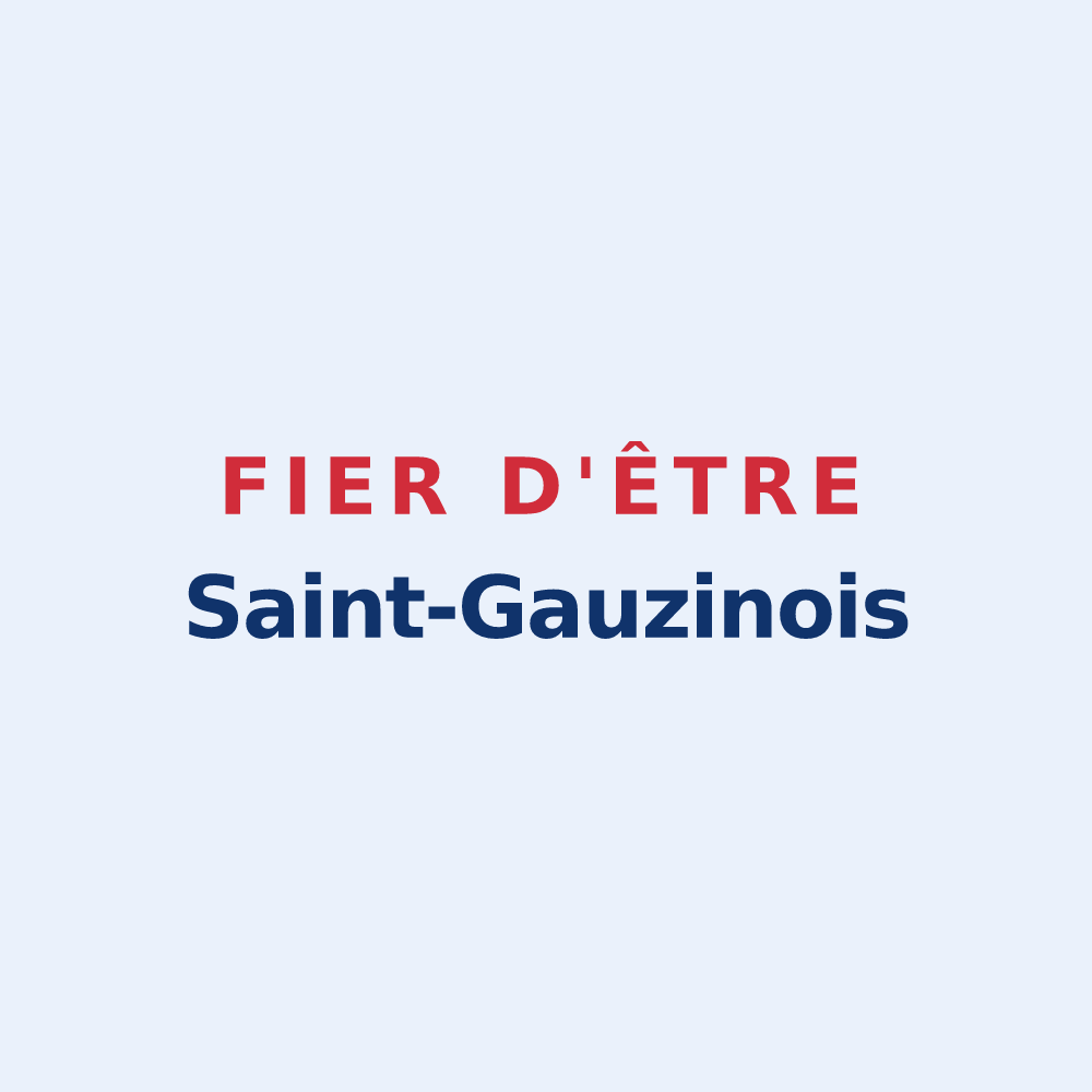 Sticker « Fier d'être Saint-Gauzinois » — design pour Saint-Gauzens