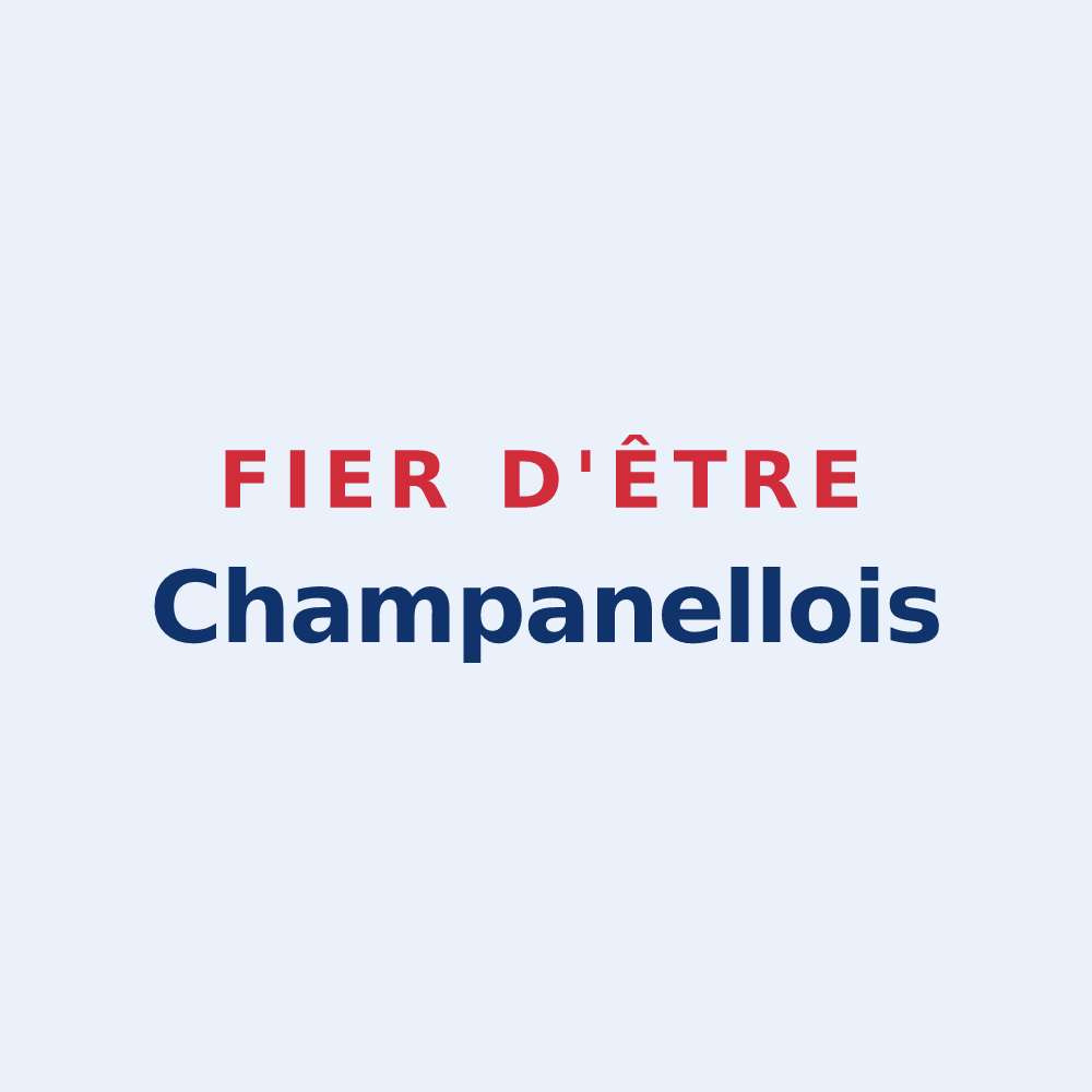 Sticker « Fier d'être Champanellois » — design pour Saint-Genès-Champanelle