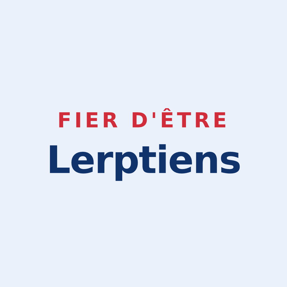 Sticker « Fier d'être Lerptiens » — design pour Saint-Genest-Lerpt