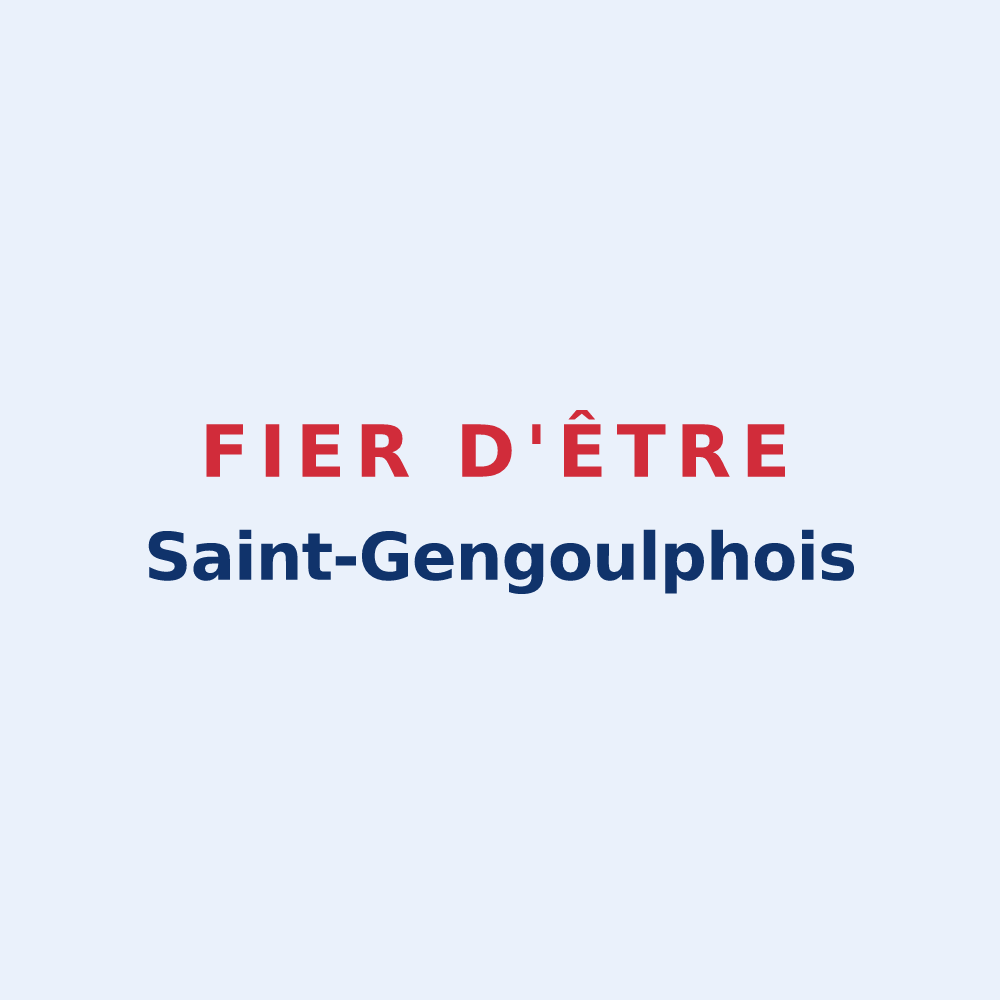 Sticker « Fier d'être Saint-Gengoulphois » — design pour Saint-Gengoulph