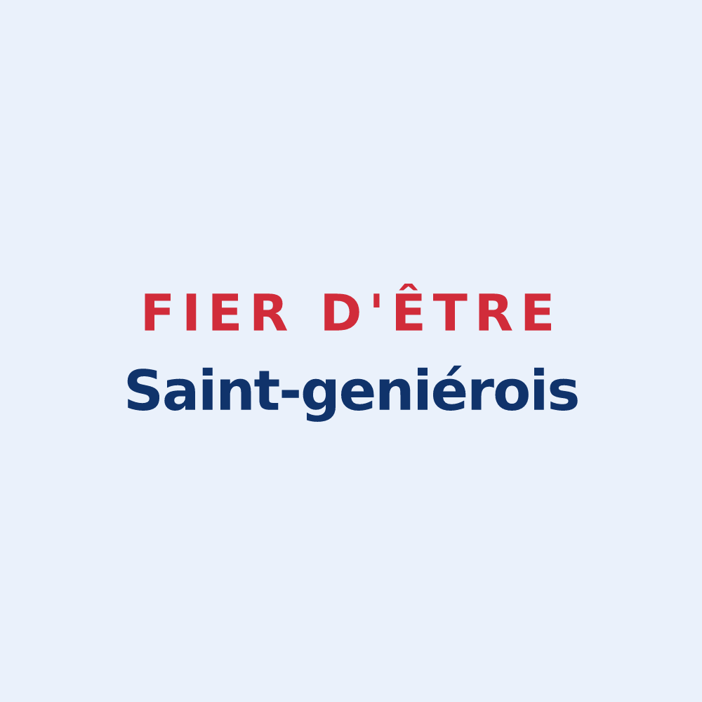 Sticker « Fier d'être Saint-geniérois » — design pour Saint-Geniès-des-Mourgues