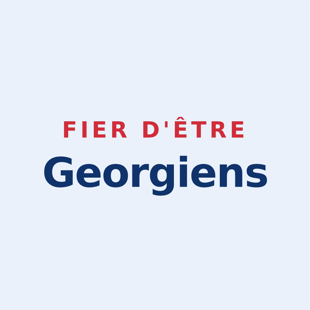 Sticker « Fier d'être Georgiens » — design pour Saint-Georges-des-Groseillers