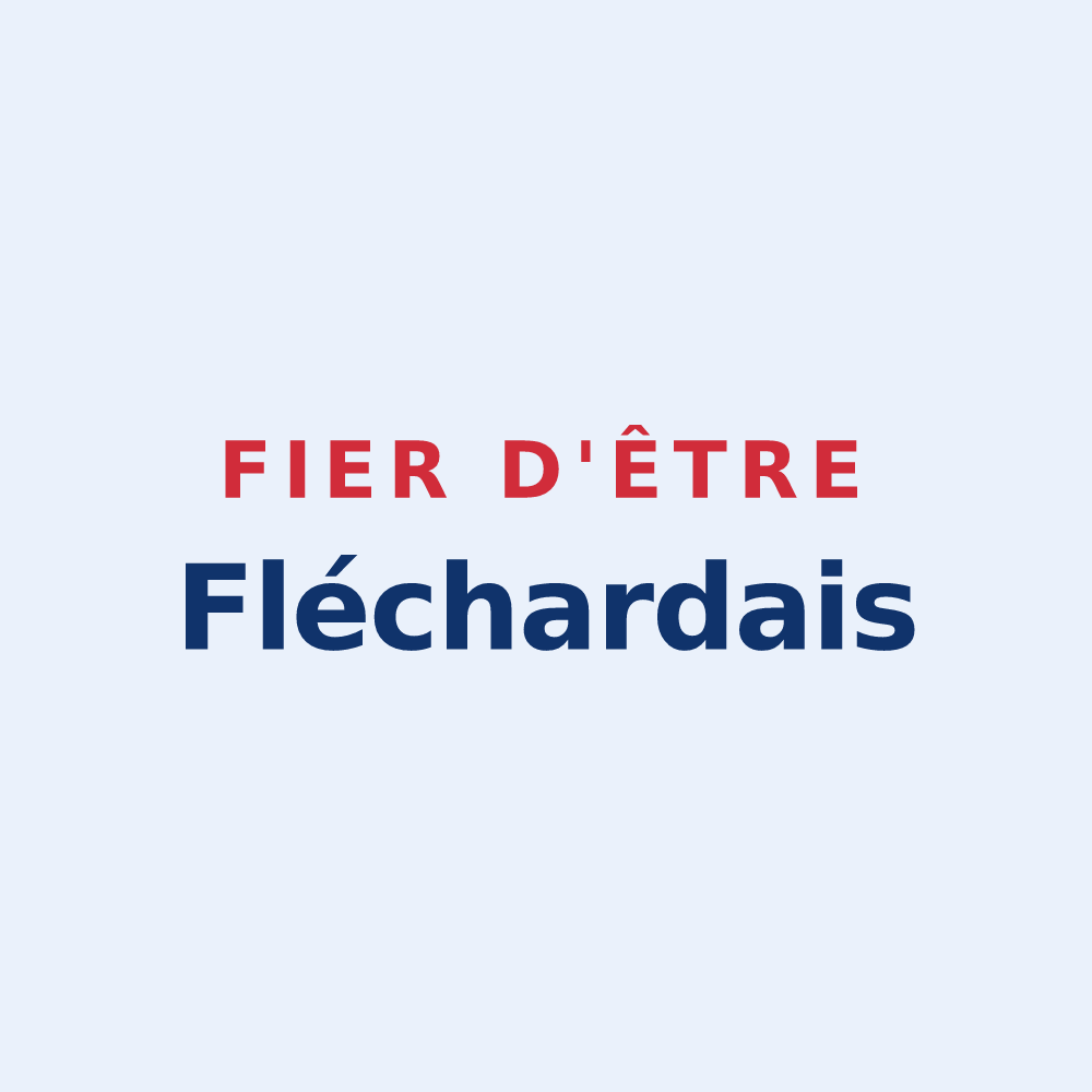 Sticker « Fier d'être Fléchardais » — design pour Saint-Georges-le-Fléchard