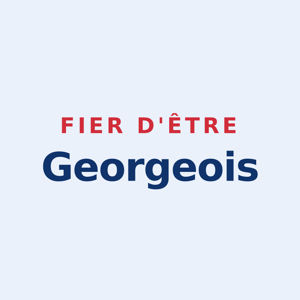 Sticker « Fier d'être Georgeois » — design pour Saint-Georges-les-Landes