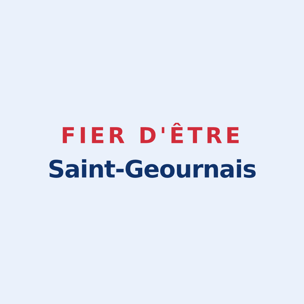 Sticker « Fier d'être Saint-Geournais » — design pour Saint-Geours-d'Auribat