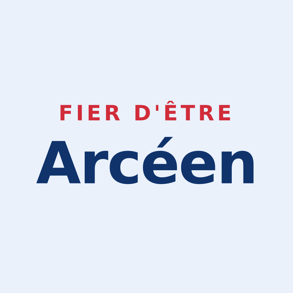 Sticker « Fier d'être Arcéen » — design pour Saint-Germain-d'Arcé