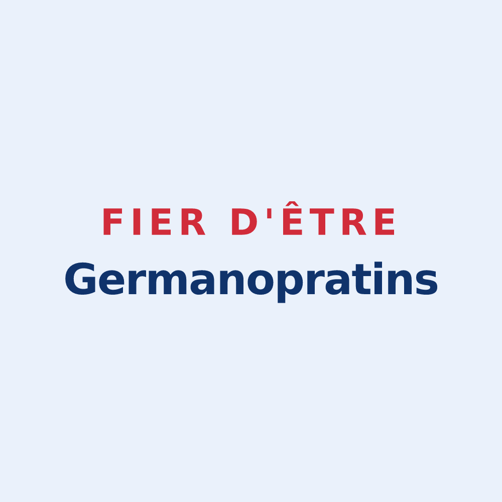 Sticker « Fier d'être Germanopratins » — design pour Saint-Germain-des-Prés