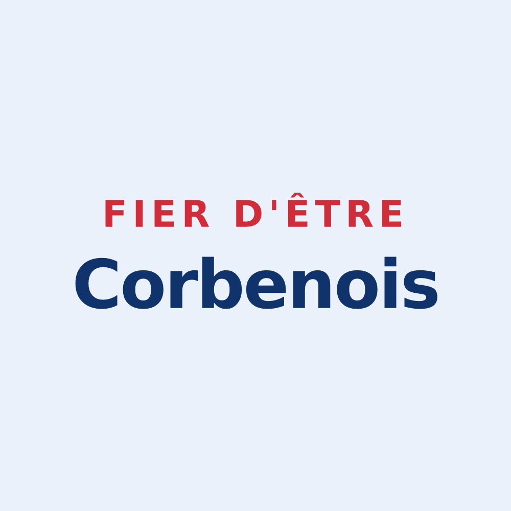 Sticker « Fier d'être Corbenois » — design pour Saint-Germain-du-Corbéis