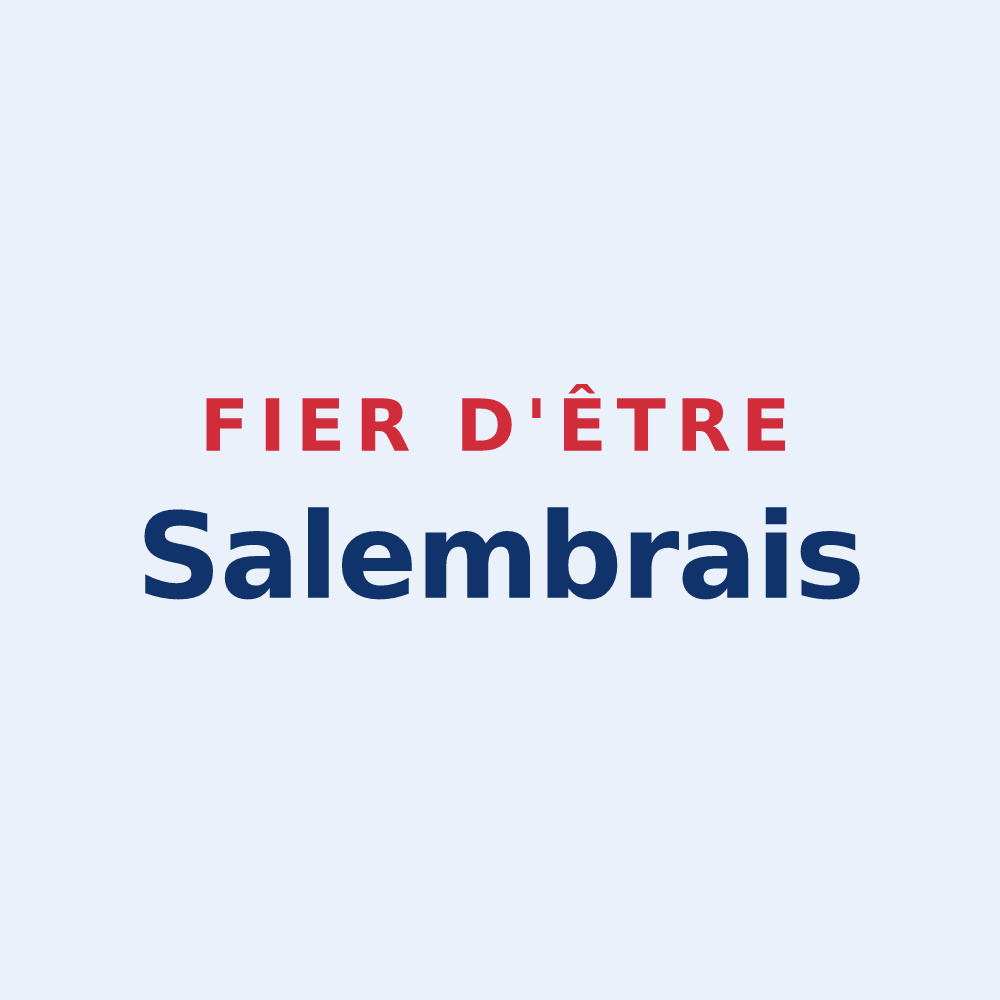Sticker « Fier d'être Salembrais » — design pour Saint-Germain-du-Salembre