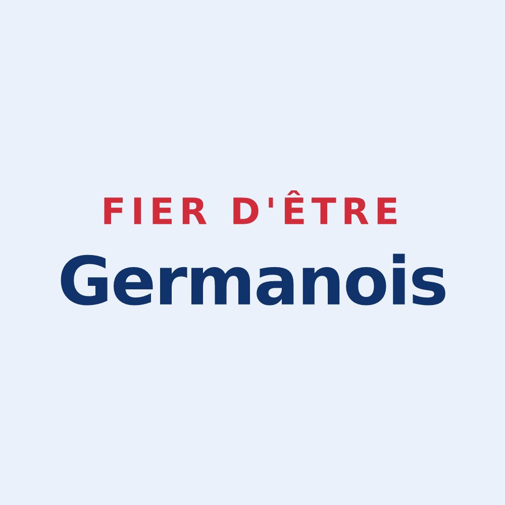 Sticker « Fier d'être Germanois » — design pour Saint-Germain-Laval