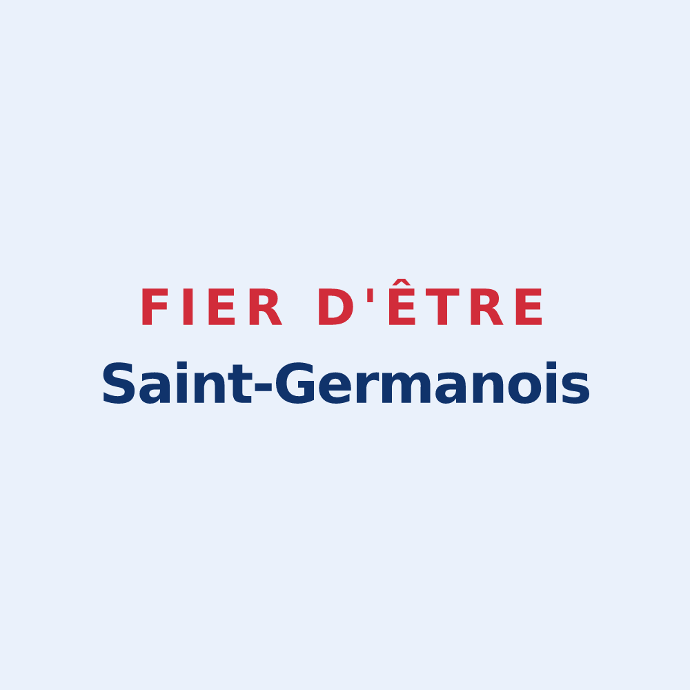 Sticker « Fier d'être Saint-Germanois » — design pour Saint-Germain-Laval