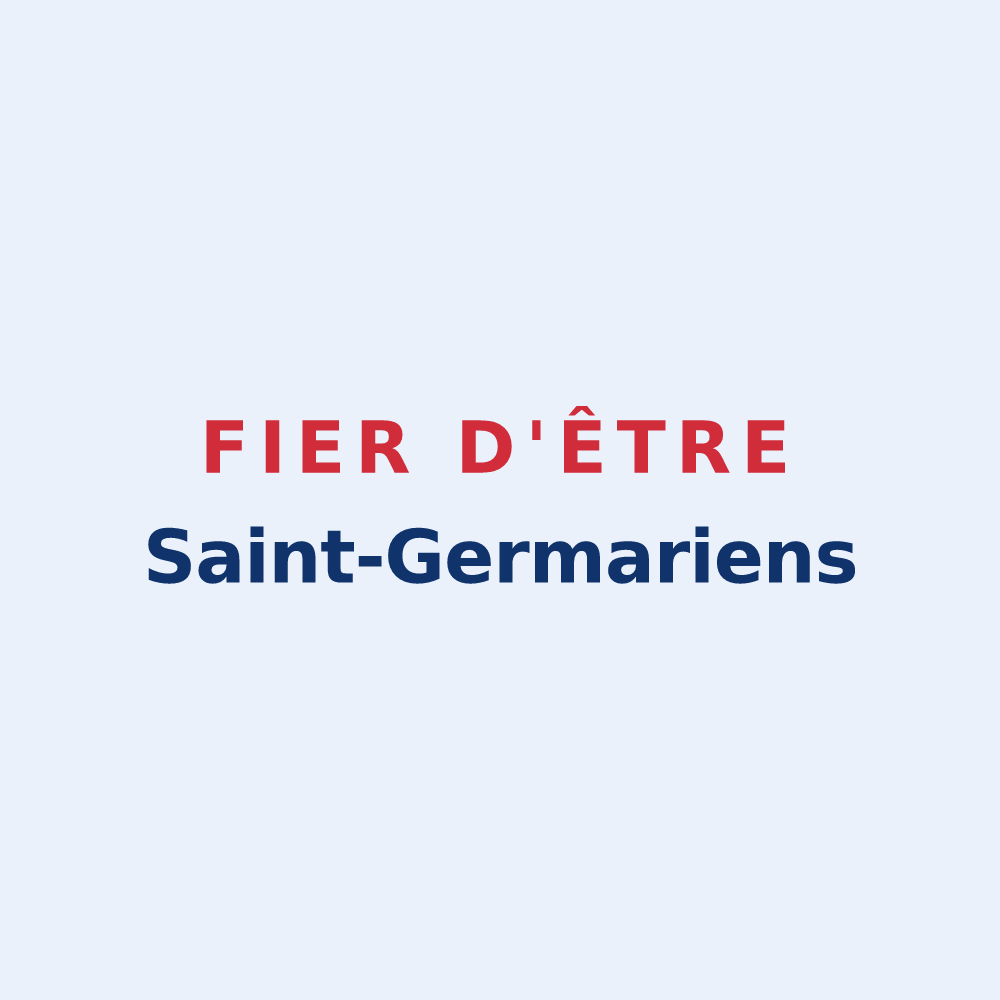 Sticker « Fier d'être Saint-Germariens » — design pour Saint-Germier