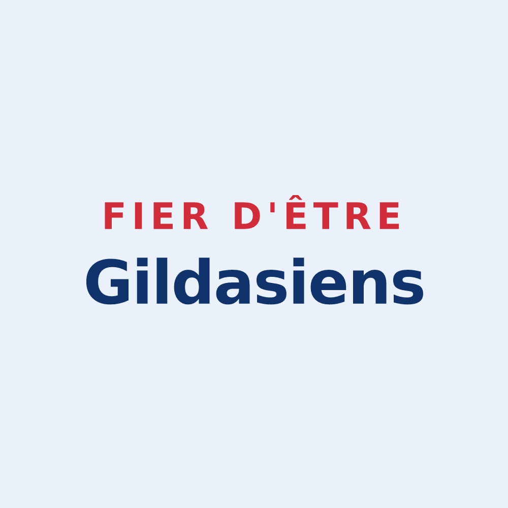 Sticker « Fier d'être Gildasiens » — design pour Saint-Gildas-de-Rhuys