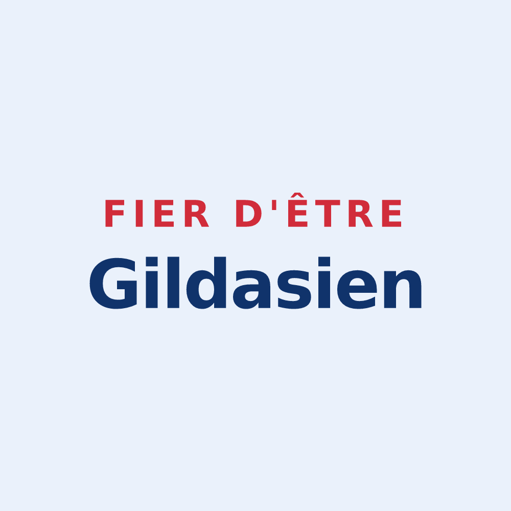 Sticker « Fier d'être Gildasien » — design pour Saint-Gildas