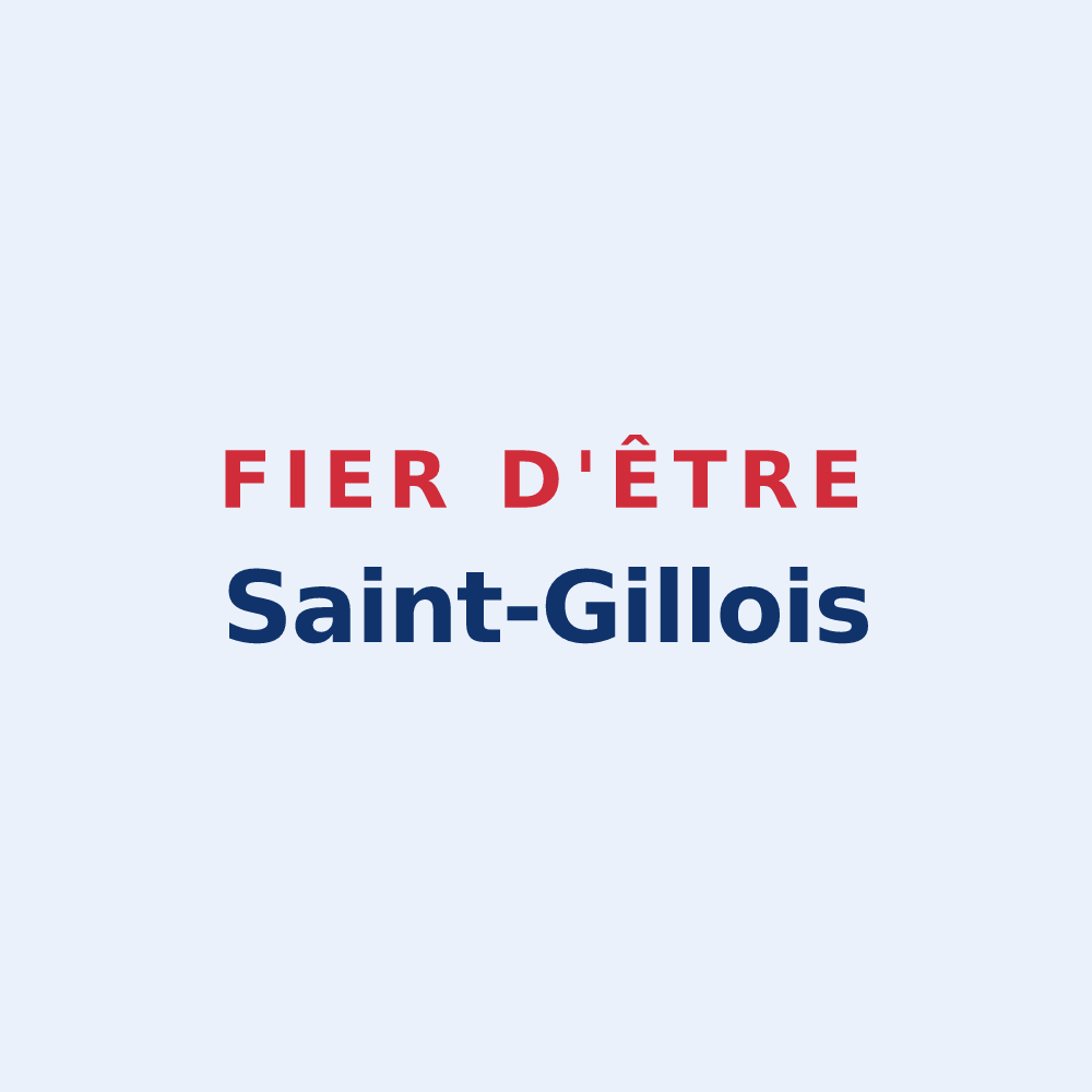 Sticker « Fier d'être Saint-Gillois » — design pour Saint-Gilles-les-Bois