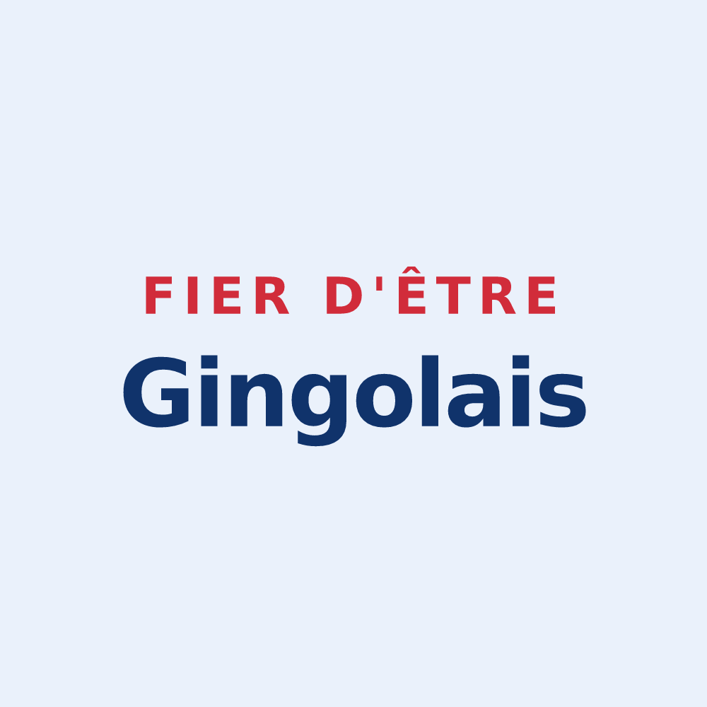 Sticker « Fier d'être Gingolais » — design pour Saint-Gingolph