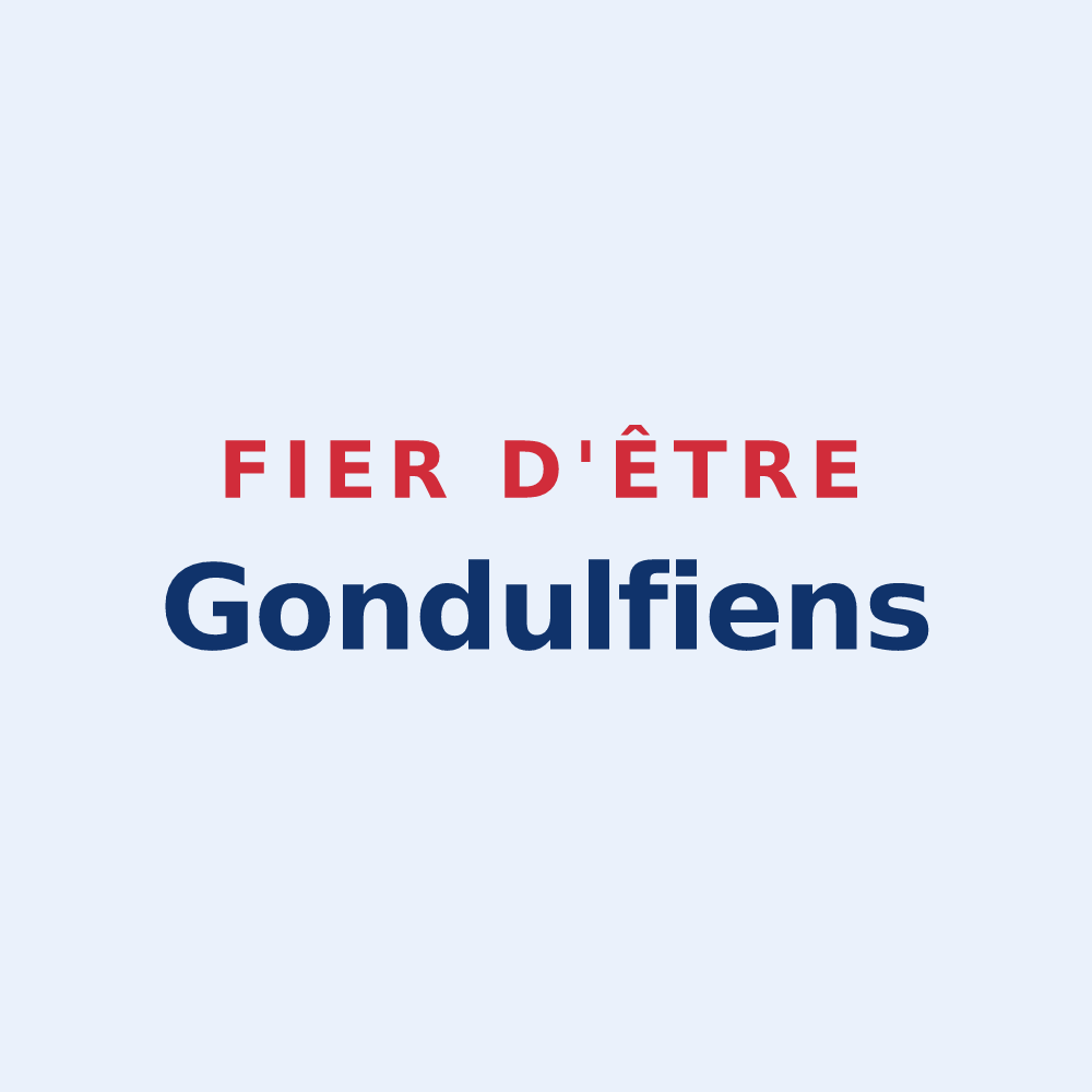 Sticker « Fier d'être Gondulfiens » — design pour Saint-Gondon