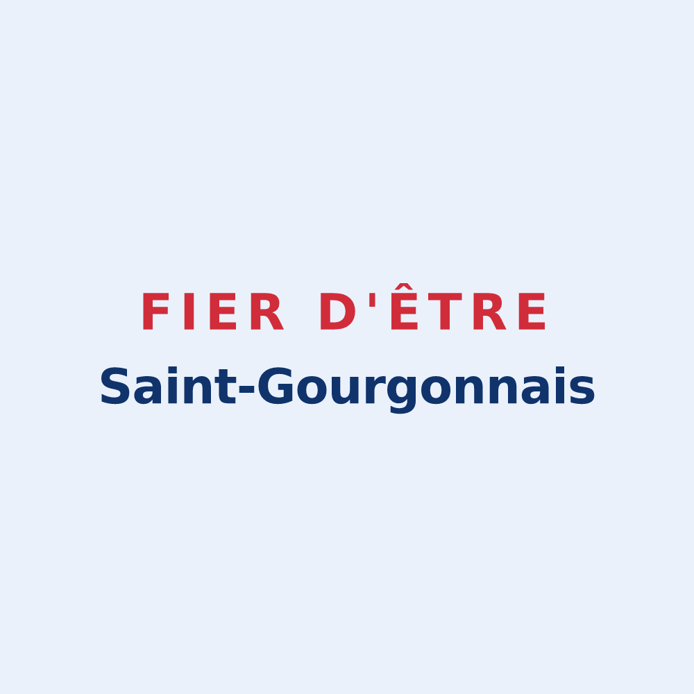 Sticker « Fier d'être Saint-Gourgonnais » — design pour Saint-Gourgon