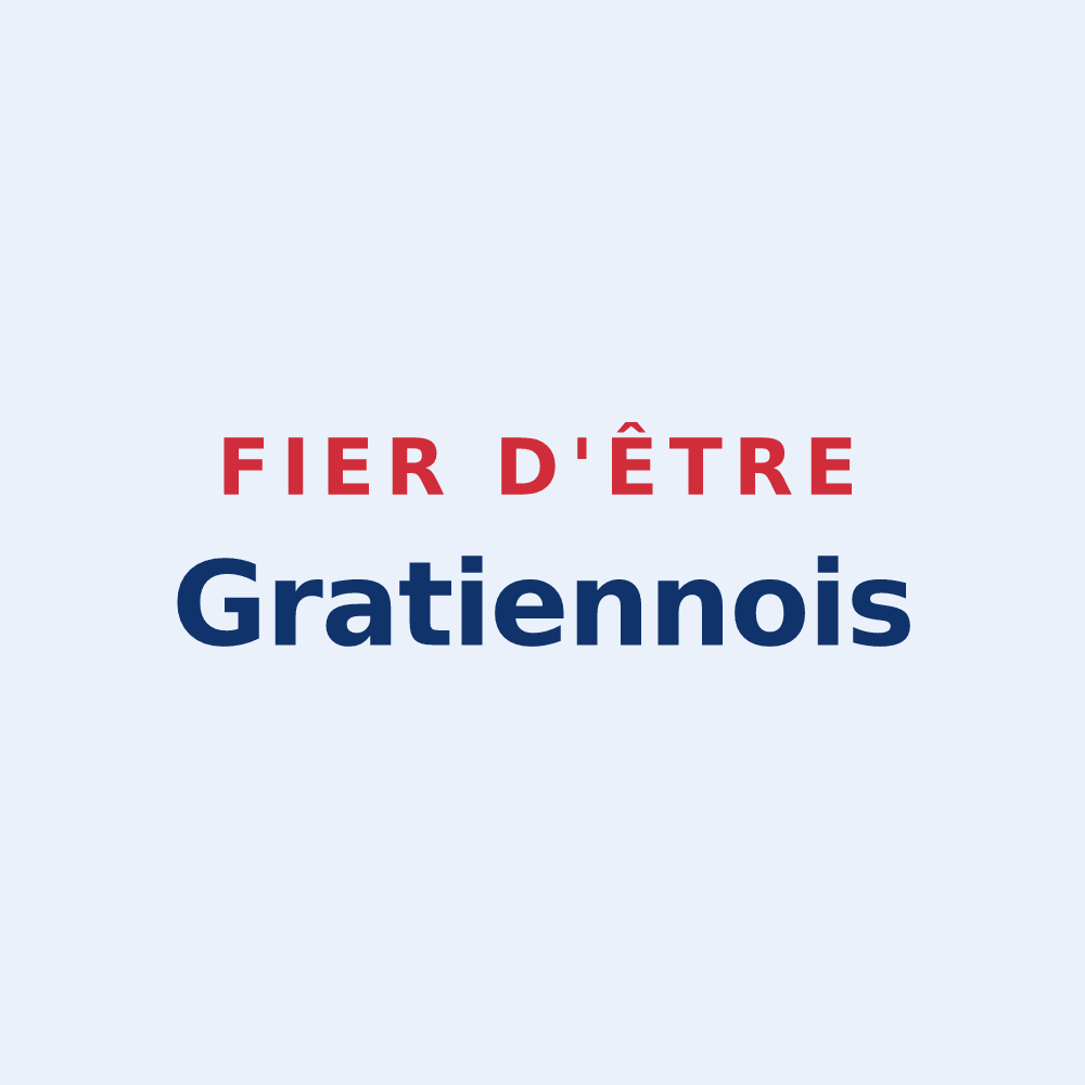 Sticker « Fier d'être Gratiennois » — design pour Saint-Gratien