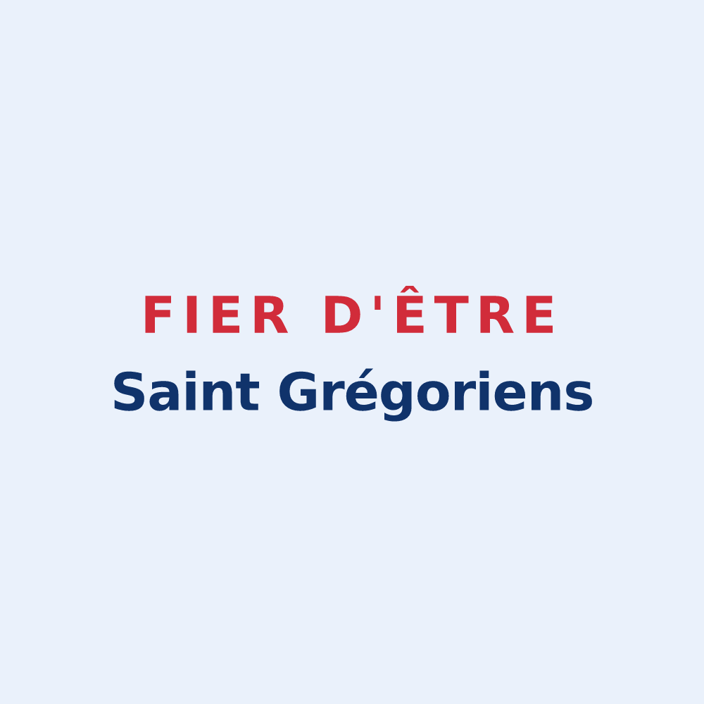 Sticker « Fier d'être Saint Grégoriens » — design pour Saint-Grégoire-du-Vièvre