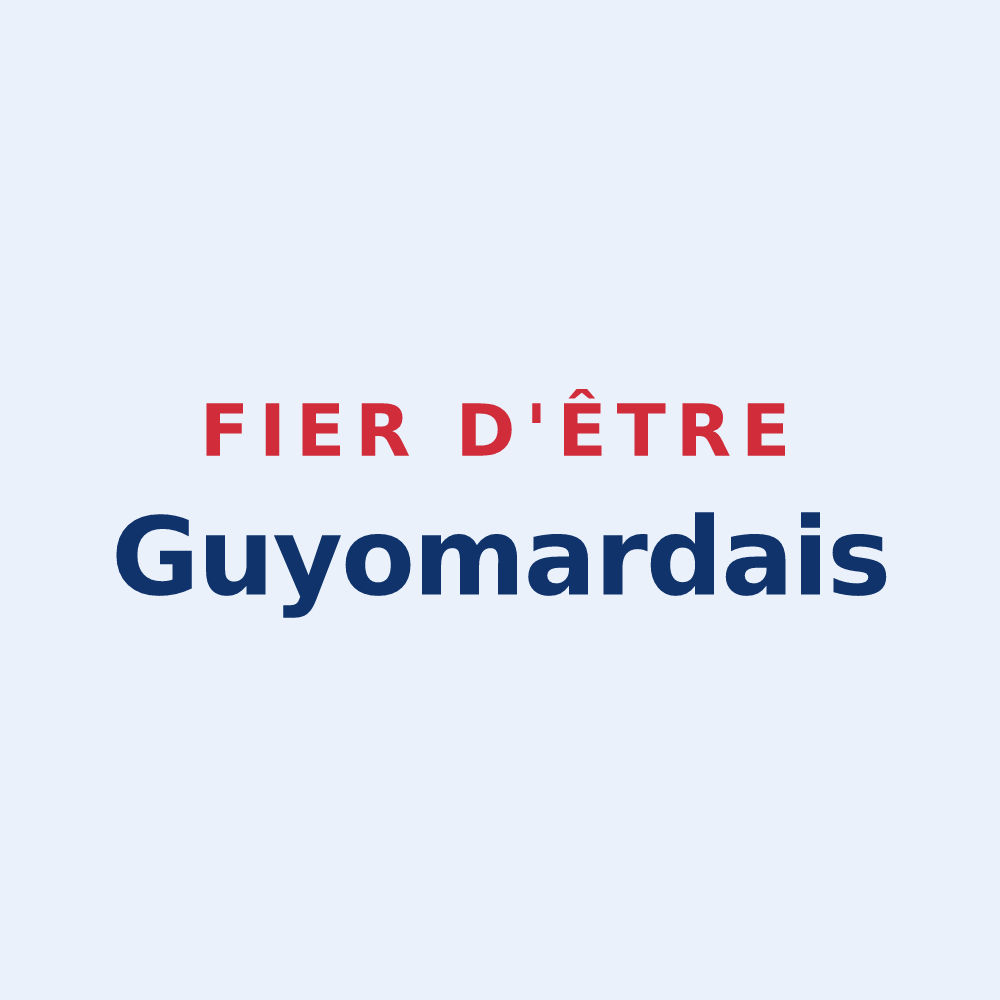 Sticker « Fier d'être Guyomardais » — design pour Saint-Guyomard