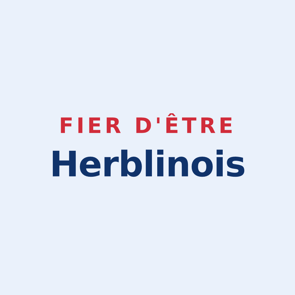Sticker « Fier d'être Herblinois » — design pour Saint-Herblain