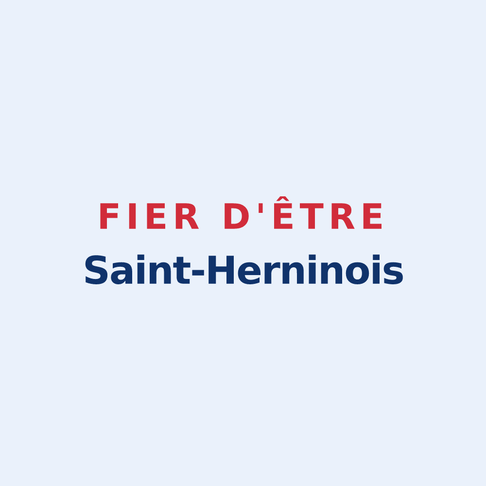Sticker « Fier d'être Saint-Herninois » — design pour Saint-Hernin