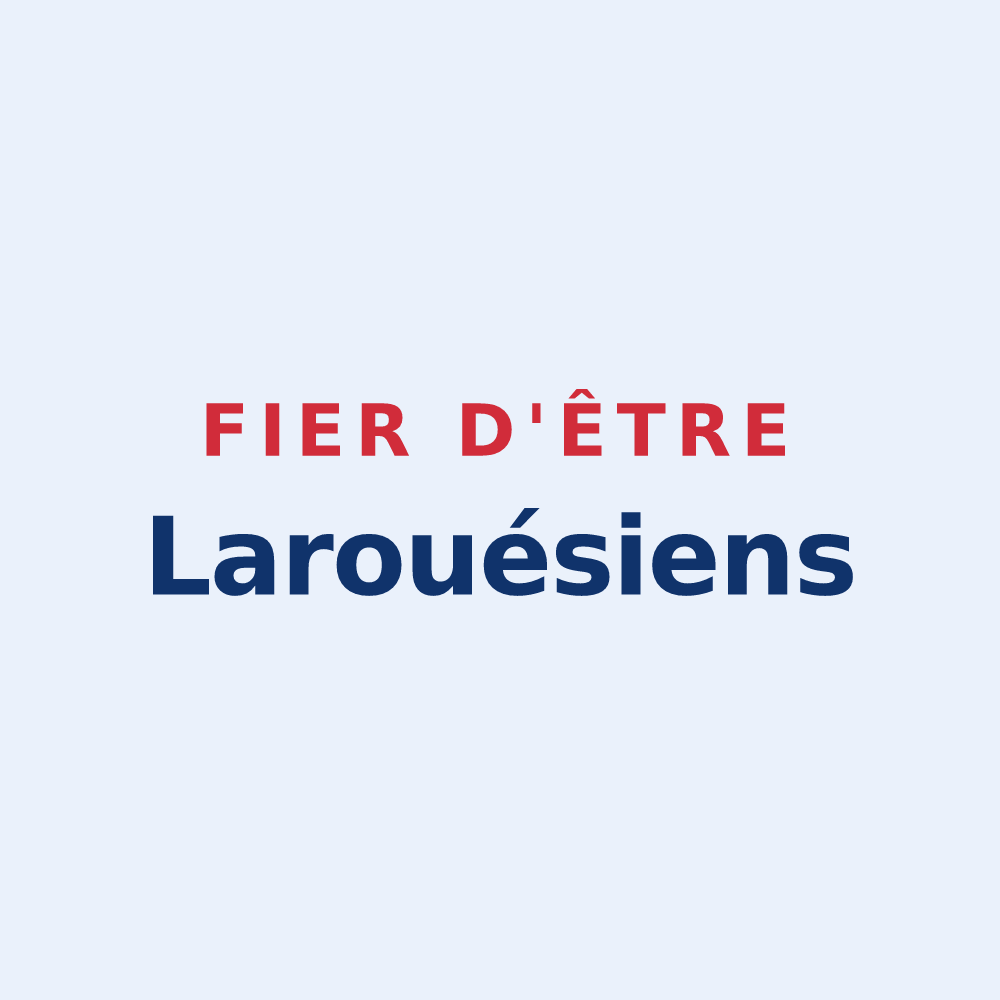 Sticker « Fier d'être Larouésiens » — design pour Saint-Hilaire-la-Croix