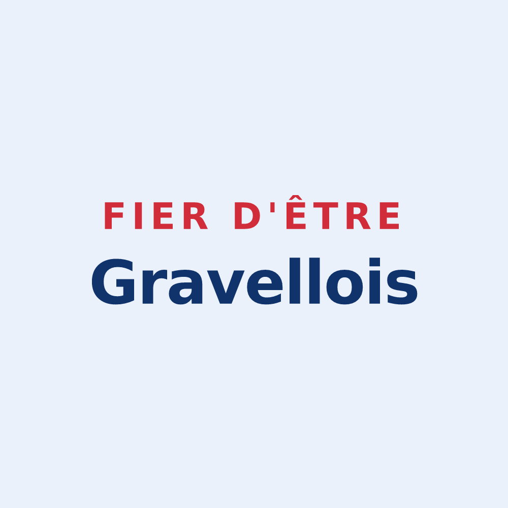 Sticker « Fier d'être Gravellois » — design pour Saint-Hilaire-la-Gravelle