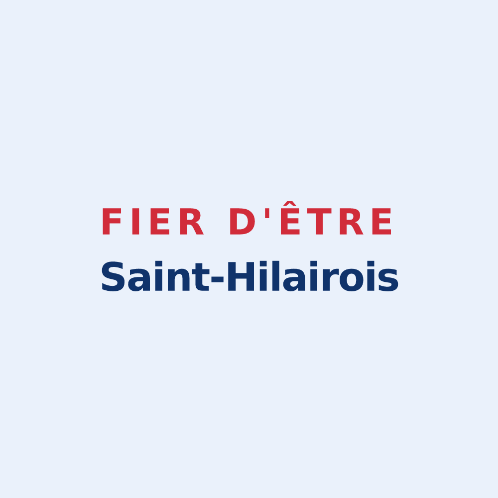 Sticker « Fier d'être Saint-Hilairois » — design pour Saint-Hilaire-les-Courbes
