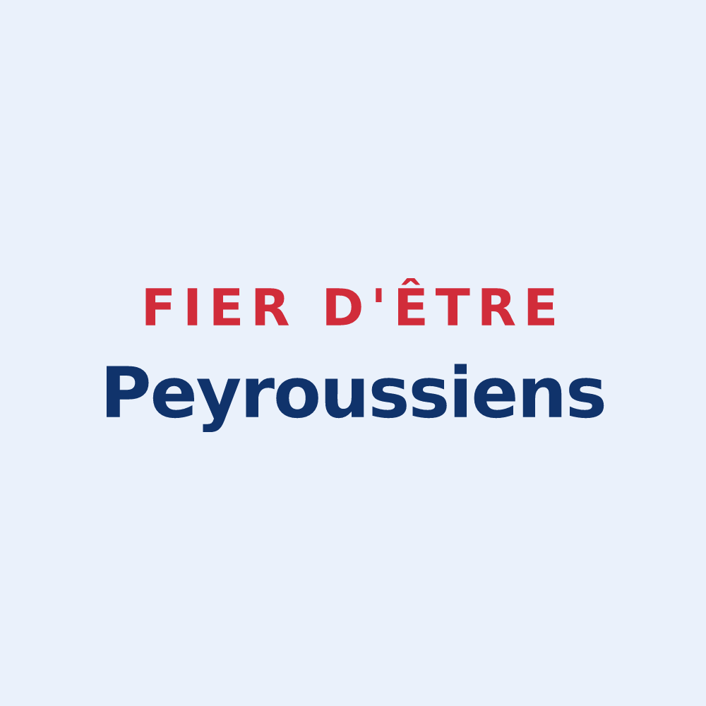 Sticker « Fier d'être Peyroussiens » — design pour Saint-Hilaire-Peyroux
