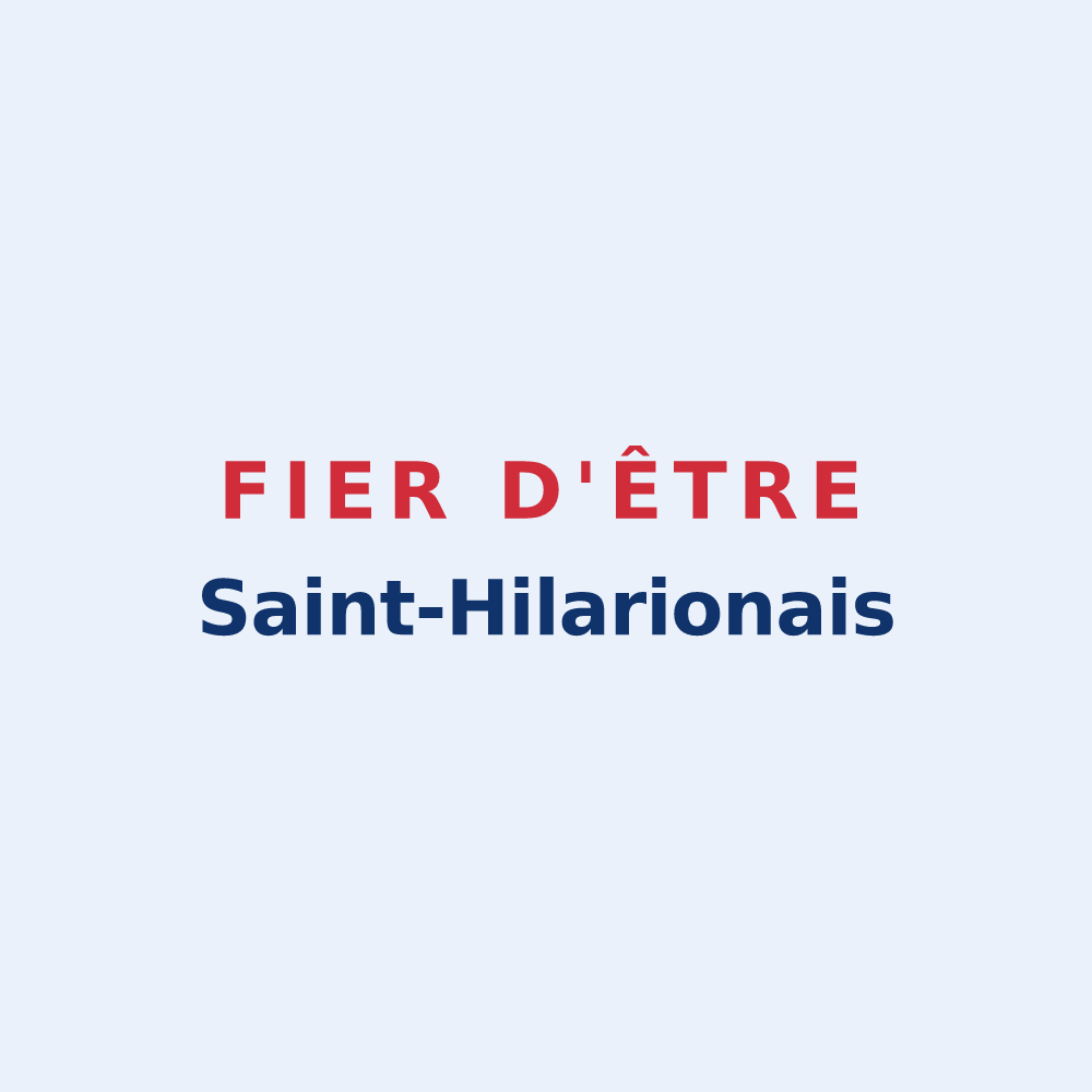 Sticker « Fier d'être Saint-Hilarionais » — design pour Saint-Hilarion