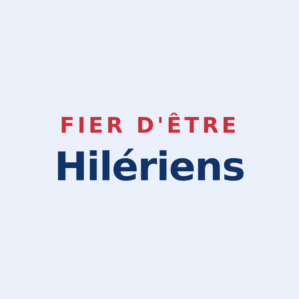 Sticker « Fier d'être Hilériens » — design pour Saint-Hilliers