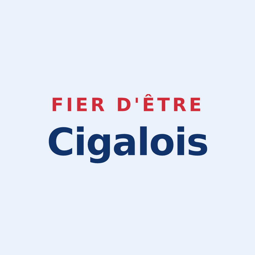 Sticker « Fier d'être Cigalois » — design pour Saint-Hippolyte-du-Fort