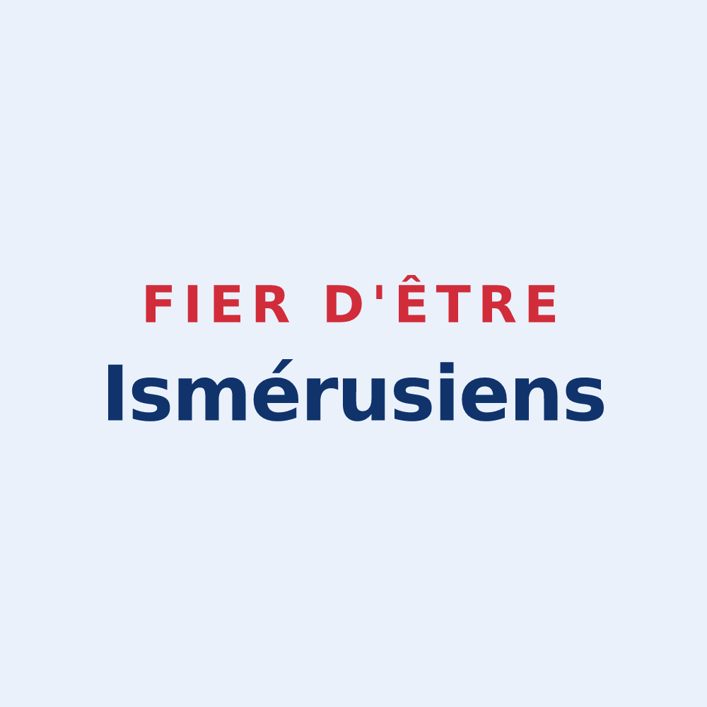 Sticker « Fier d'être Ismérusiens » — design pour Saint-Ismier