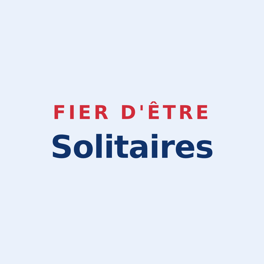 Sticker « Fier d'être Solitaires » — design pour Saint-Jean-aux-Bois