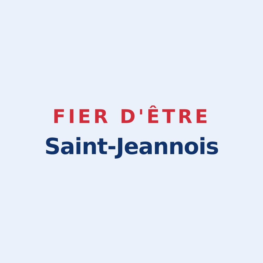 Sticker « Fier d'être Saint-Jeannois » — design pour Saint-Jean-Cap-Ferrat