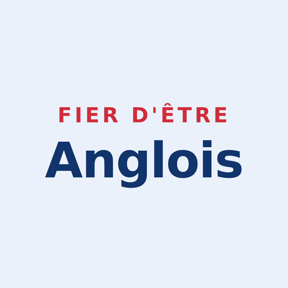 Sticker « Fier d'être Anglois » — design pour Saint-Jean-d'Angle