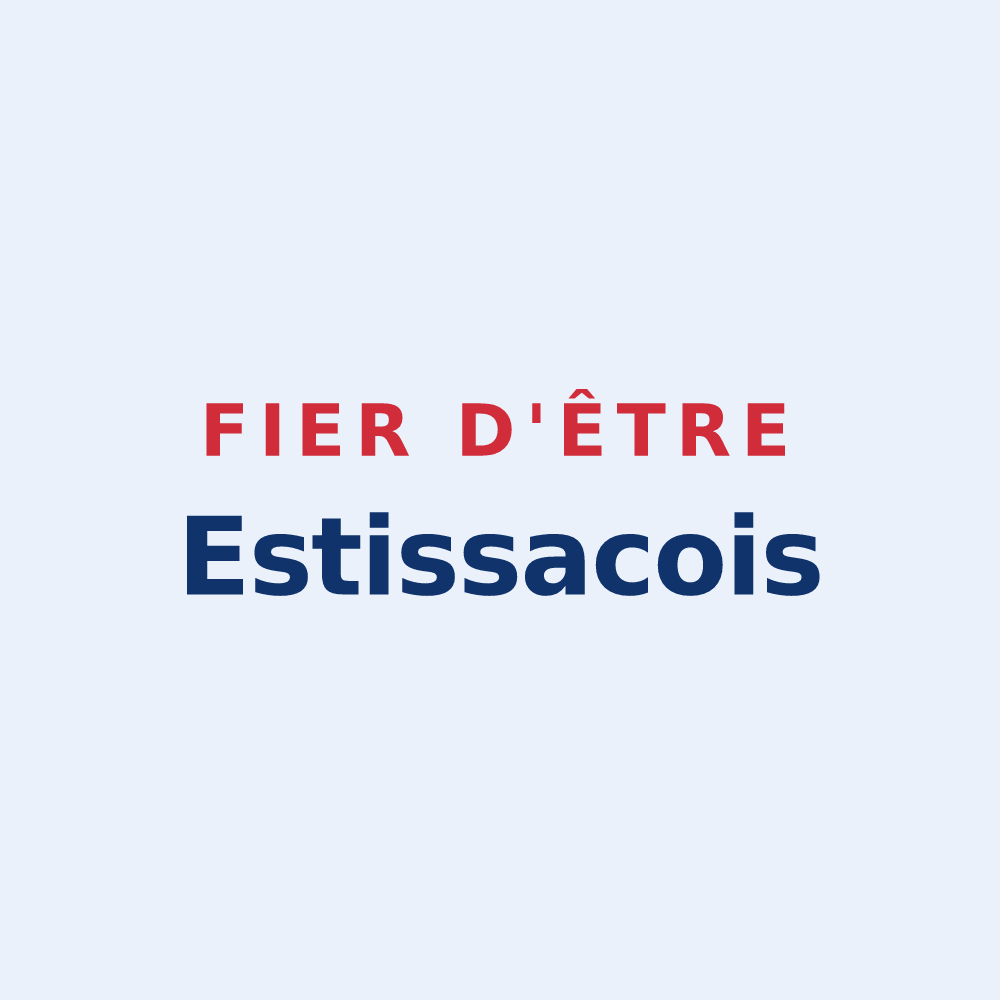 Sticker « Fier d'être Estissacois » — design pour Saint-Jean-d'Estissac