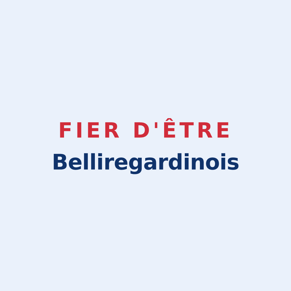 Sticker « Fier d'être Belliregardinois » — design pour Saint-Jean-de-Beauregard